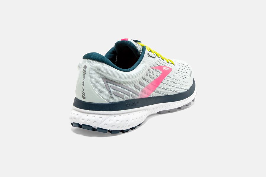 Brooks Running Shoes - Ghost 13 Road Womens - Grey/Pink - LHC-786153